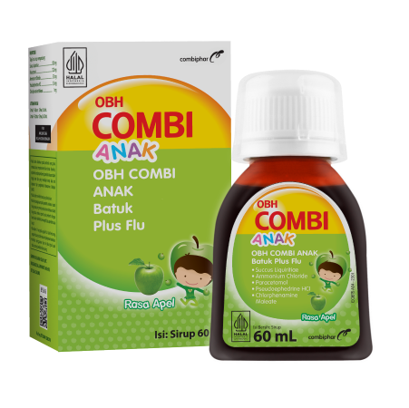 OBH Combi Anak Batuk Plus Flu Apel
