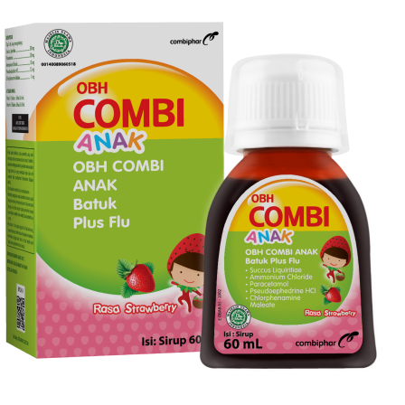 OBH Combi Anak Batuk Plus Flu Strawberry